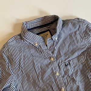 A&F Striped Button Down NWOT